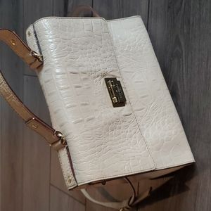 Kate Spade leather alligator satchel purse